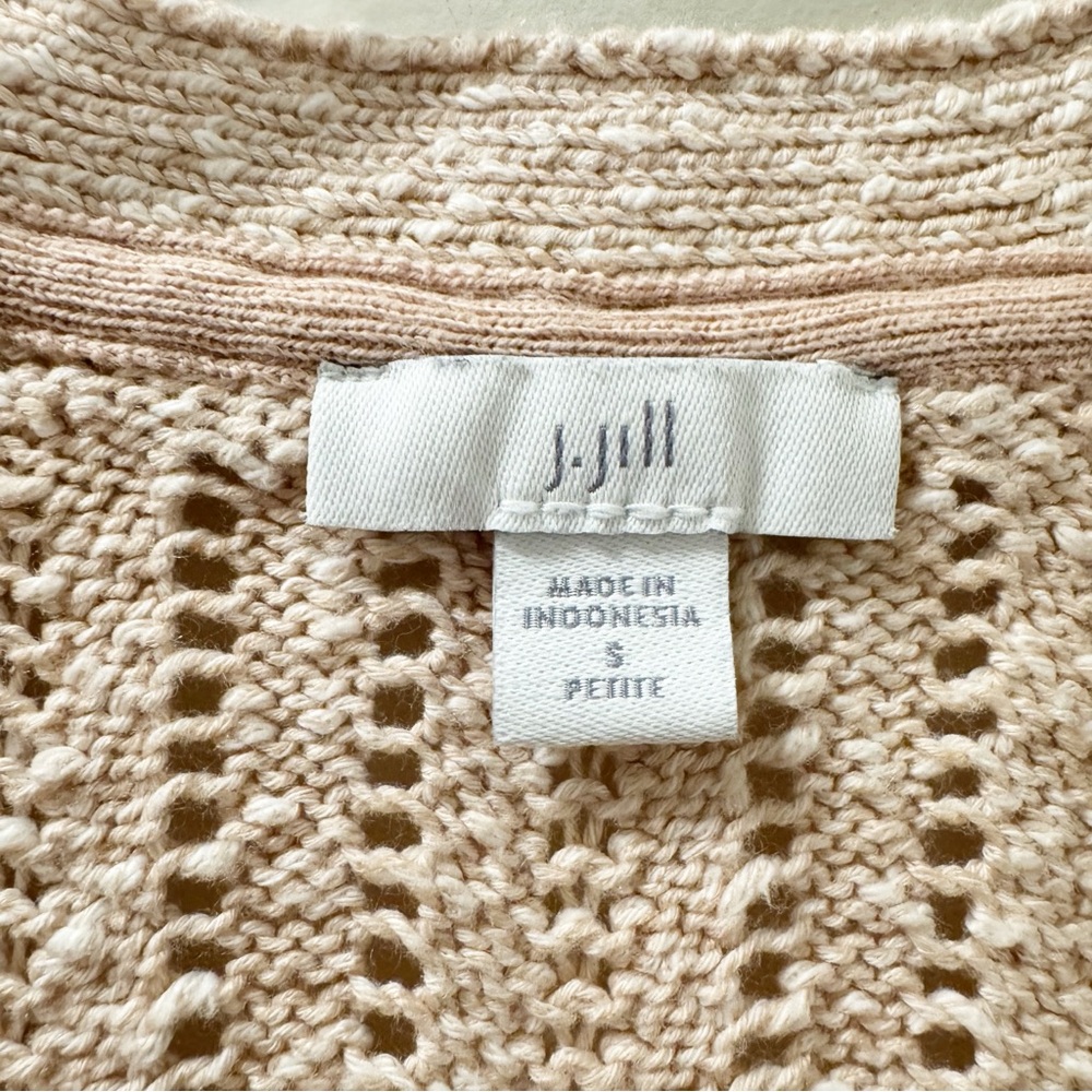 J. Jill Knit Cardigan Sweater - Size Small Petite - Picture 4 of 5